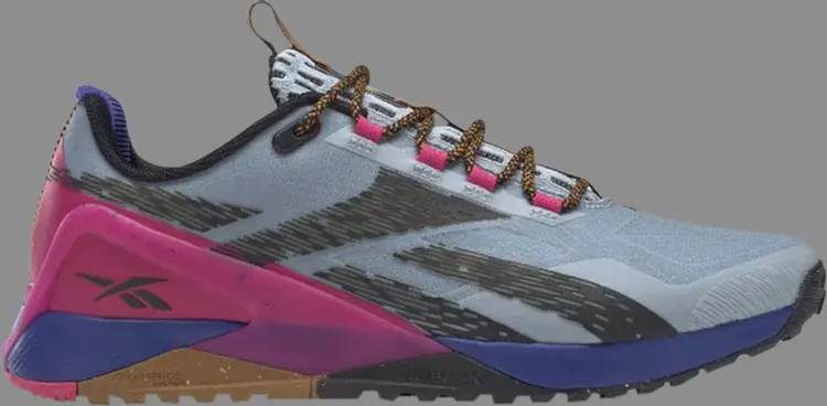 

Кроссовки wmns nano x1 adventure 'gable grey pursuit pink' Reebok, серый