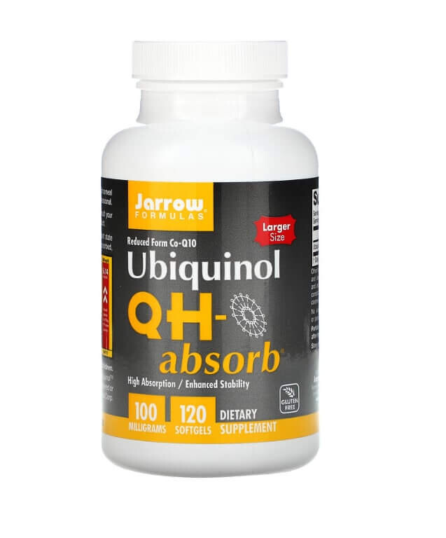 

Убихинол QH-Absorb Jarrow Formulas 100 мг, 120 капсул