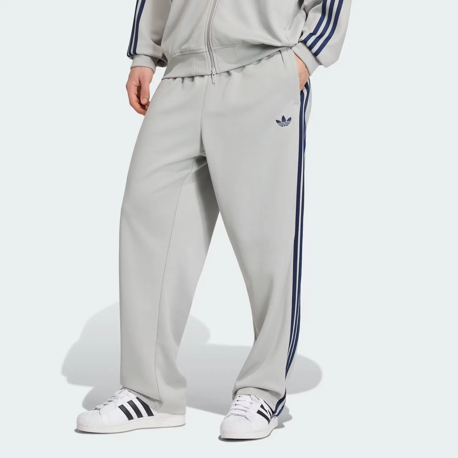 Мужские спортивные штаны свободного кроя Adicolor Loose Trackpants Adidas Originals, серый