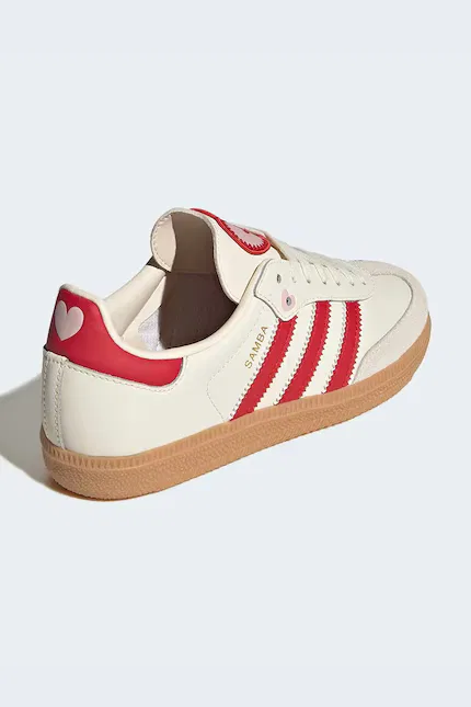 Кроссовки детские Samba OG Adidas Originals, бежевый — фото 3