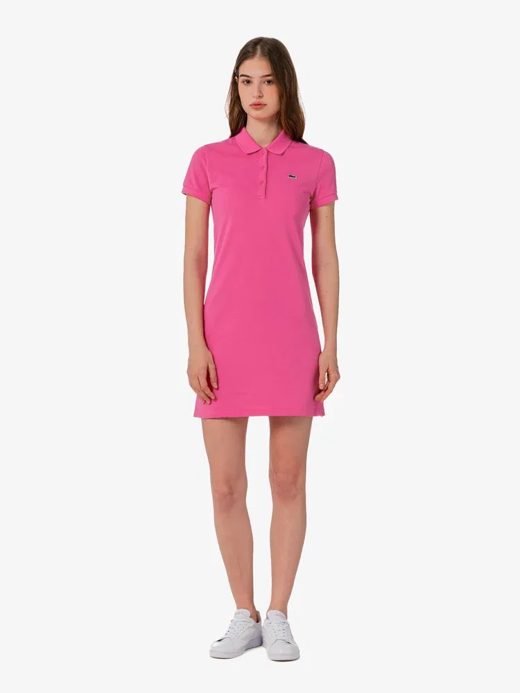 Платье LACOSTE ультра слим Pink — фото 4