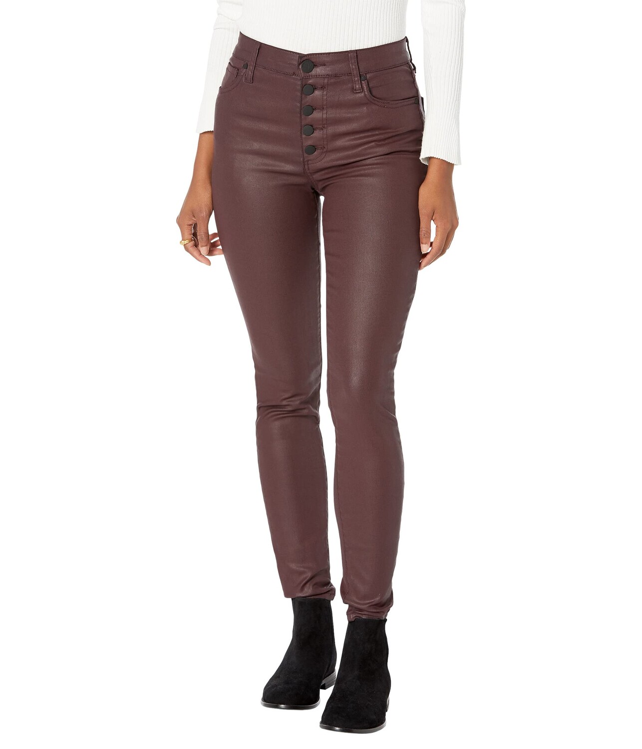 

Брюки KUT from the Kloth, Mia High Rise Slim Skinny, Коричневый, Брюки KUT from the Kloth, Mia High Rise Slim Skinny