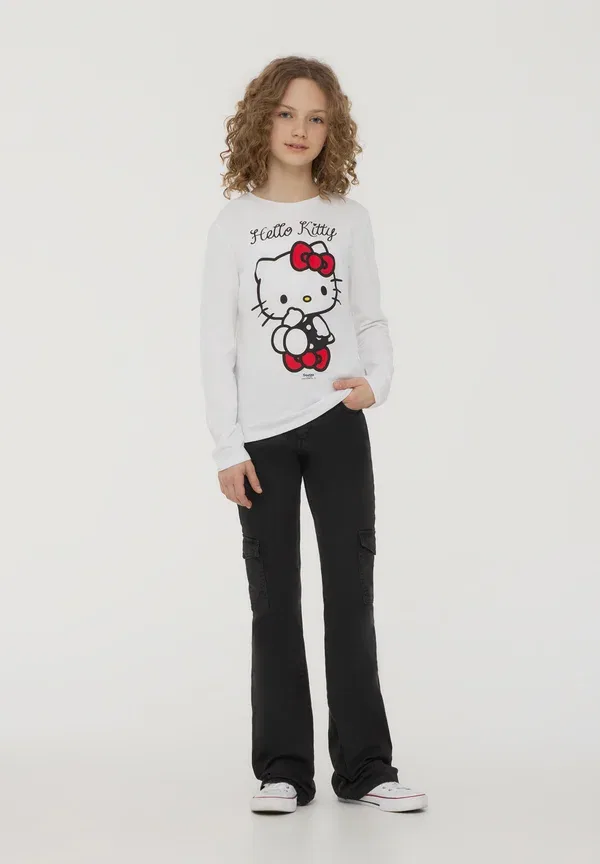 Футболка с принтом Hello Kitty Terranova, Bianco Ottico, белый