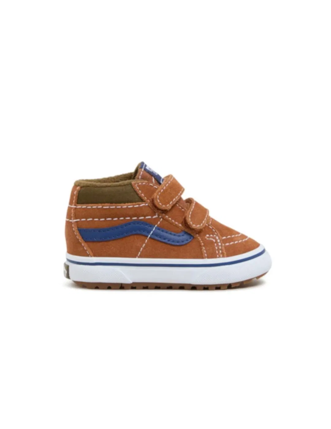 Детские кроссовки для мальчиков MTE Sk8 Mid Reissue Vans, Braun — фото 4