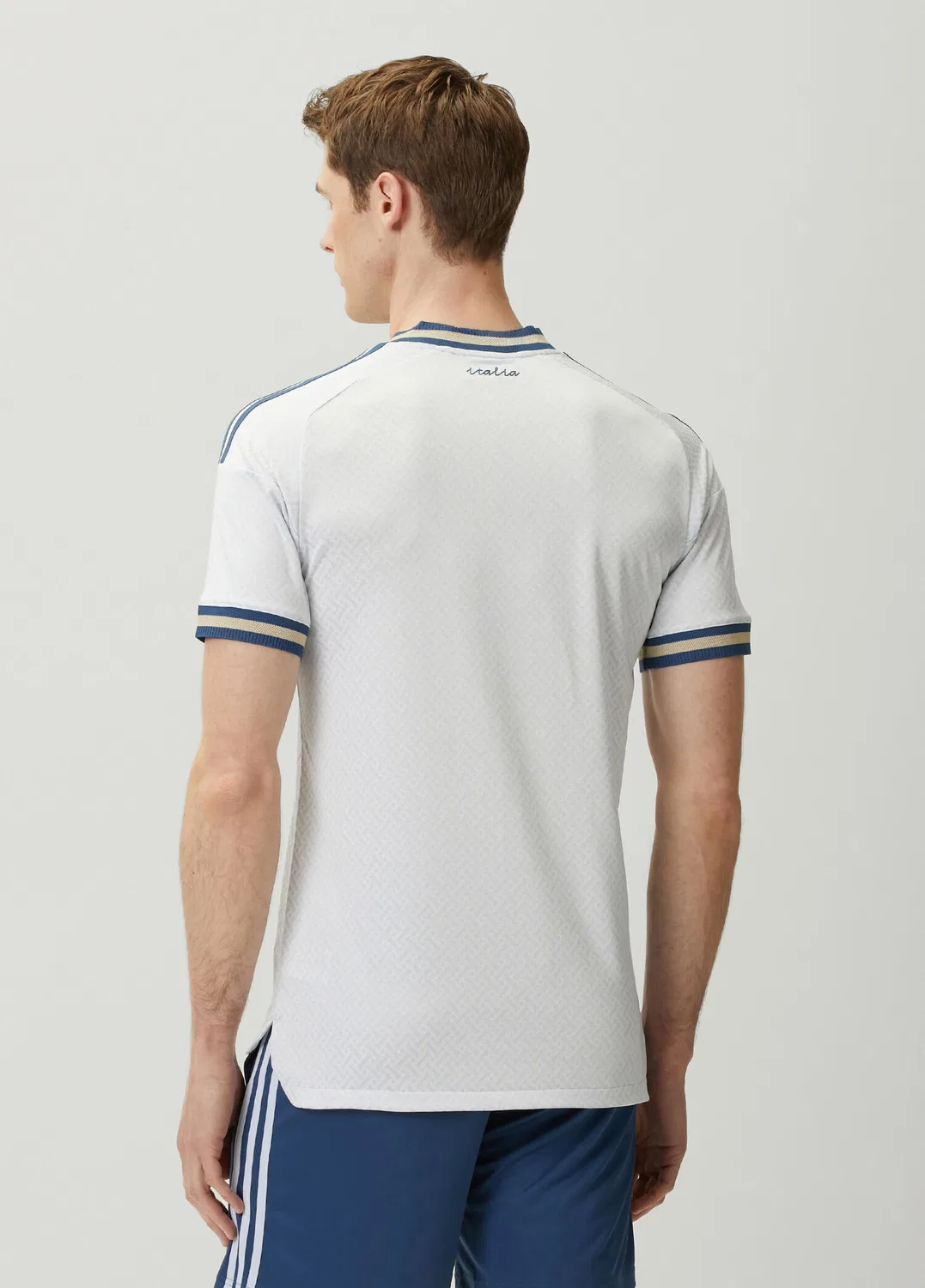 Свитшот Adidas İtalya 26 Authentic Deplasman Forması, Mavi — фото 4