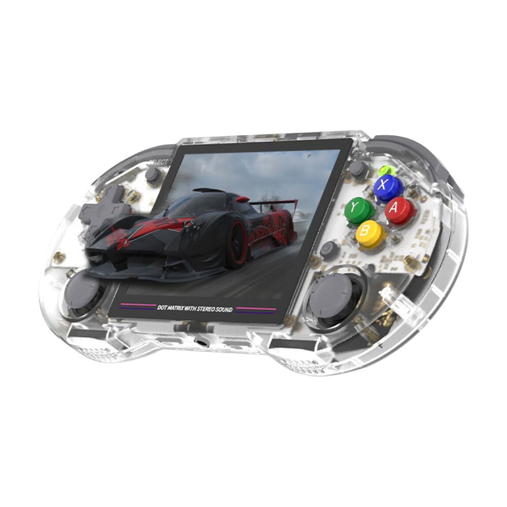 

Портативная игровая консоль Anbernic RG353PS, 1 ГБ/16 ГБ, Cortex-A55 RK3566, прозрачный белый