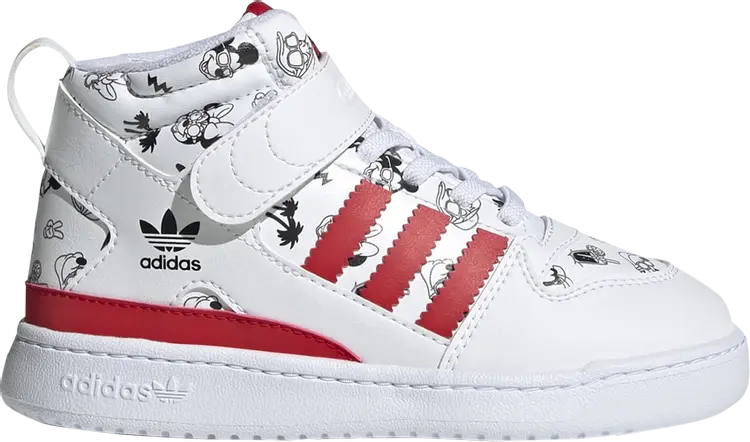 

Кроссовки Adidas Disney x Forum 360 Mid J 'Mickey and Friends', красный