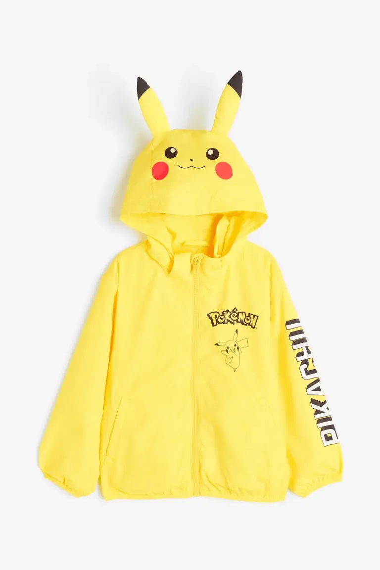 

Ветровка H&M x Pokémon Printed, желтый