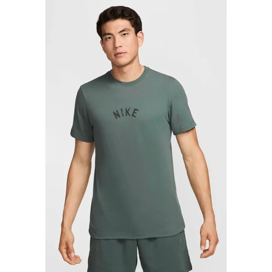 Мужская футболка с коротким рукавом Dri-FIT Fitness Nike, Зеленый