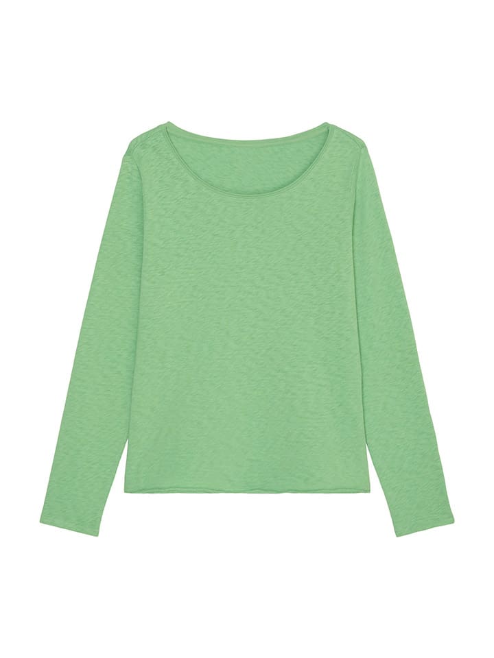 

Лонгслив Marc O'Polo Longsleeve, зеленый