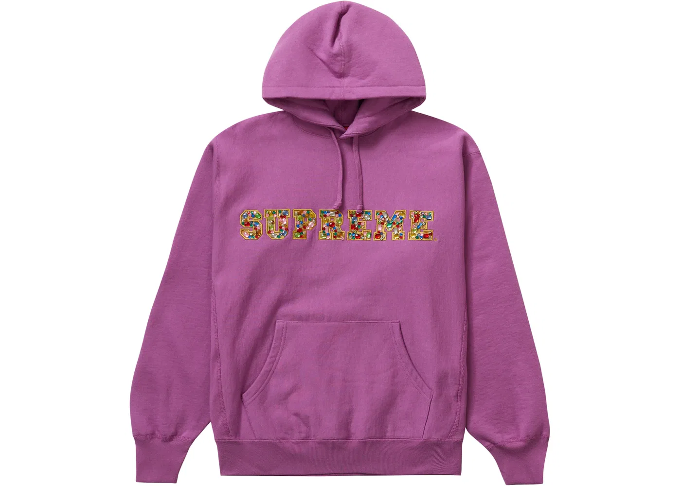Мужской худи с капюшоном Hooded Sweatshirt (FW20) Supreme, Bright Purple