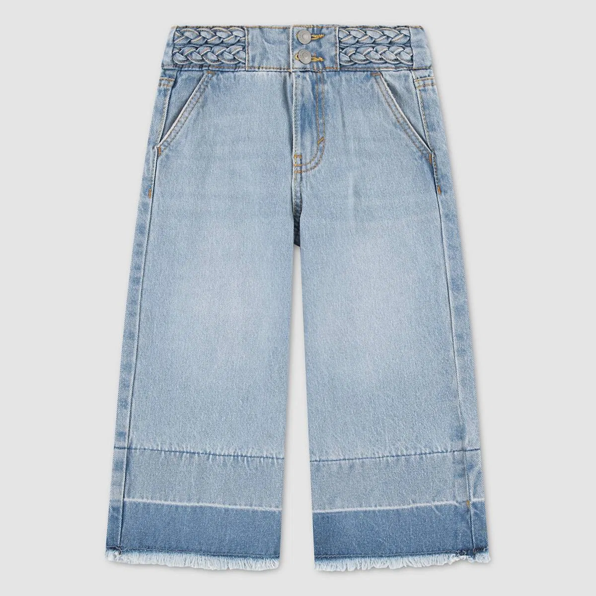 Свободные джинсы с высокой посадкой для девочек 2-4 лет Levi's, Hang Up - Light Wash