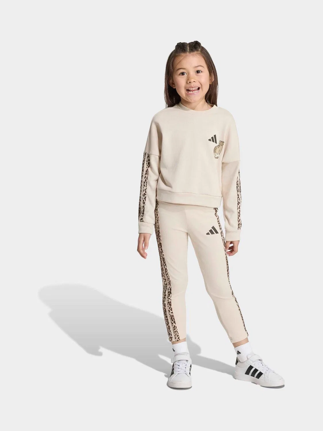 Леггинсы-сет adidas Animal Leggings Set, коричневый