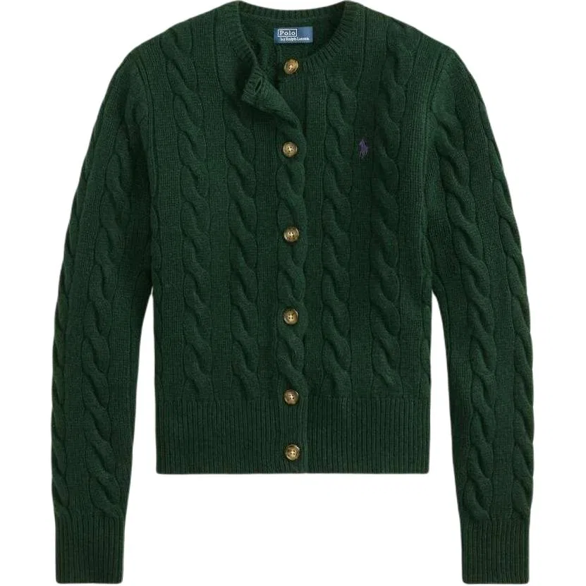 Женский свитер с круглым вырезом Polo Ralph Lauren, Green