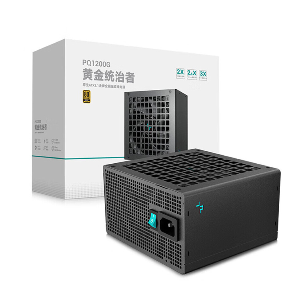 

Блок питания DeepCool PQ1200G, 1200 Вт, чёрный