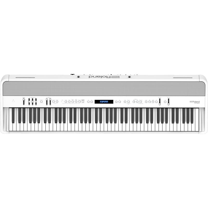 

Флагманское портативное пианино Roland FP-90X-WH со встроенными динамиками и Bluetooth — белое