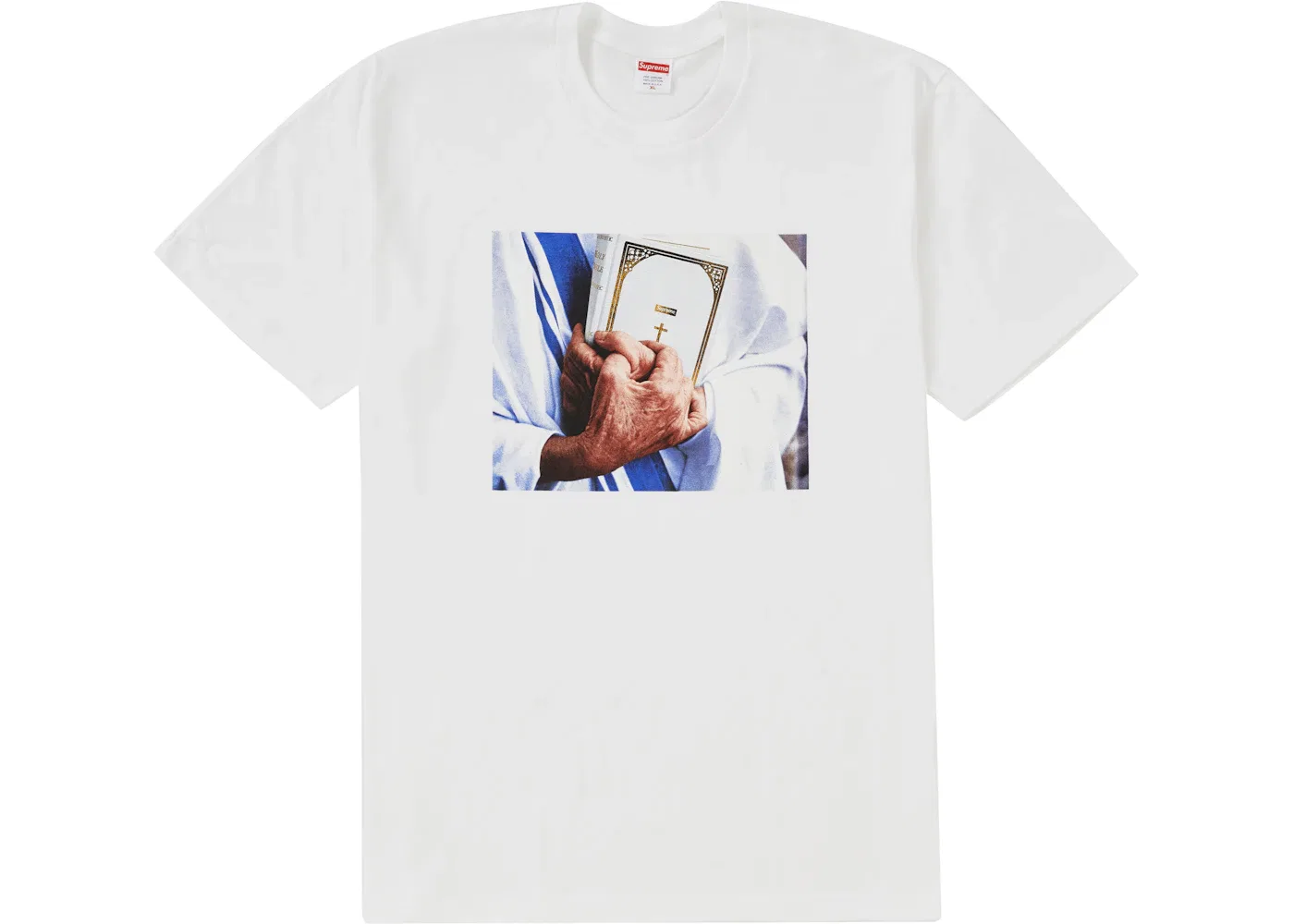 Мужская футболка с принтом Bible Tee Supreme, White