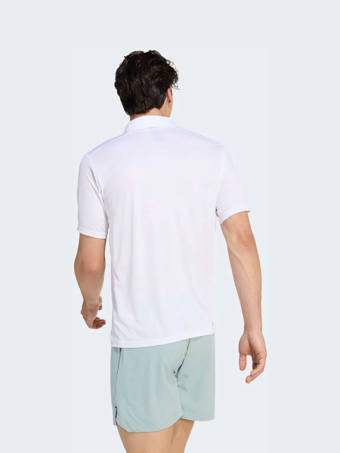 Поло adidas Workout Essentials, белый — фото 2