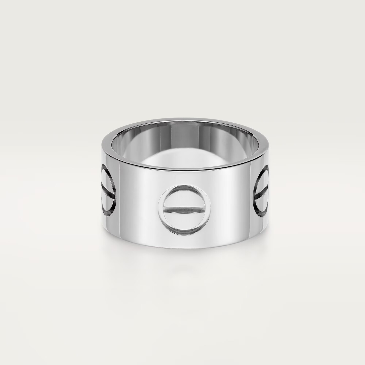 

Кольцо Cartier Love, белое золото