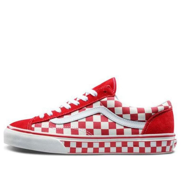 

Кроссовки style 36 'checkerboard - racing red' Vans, красный