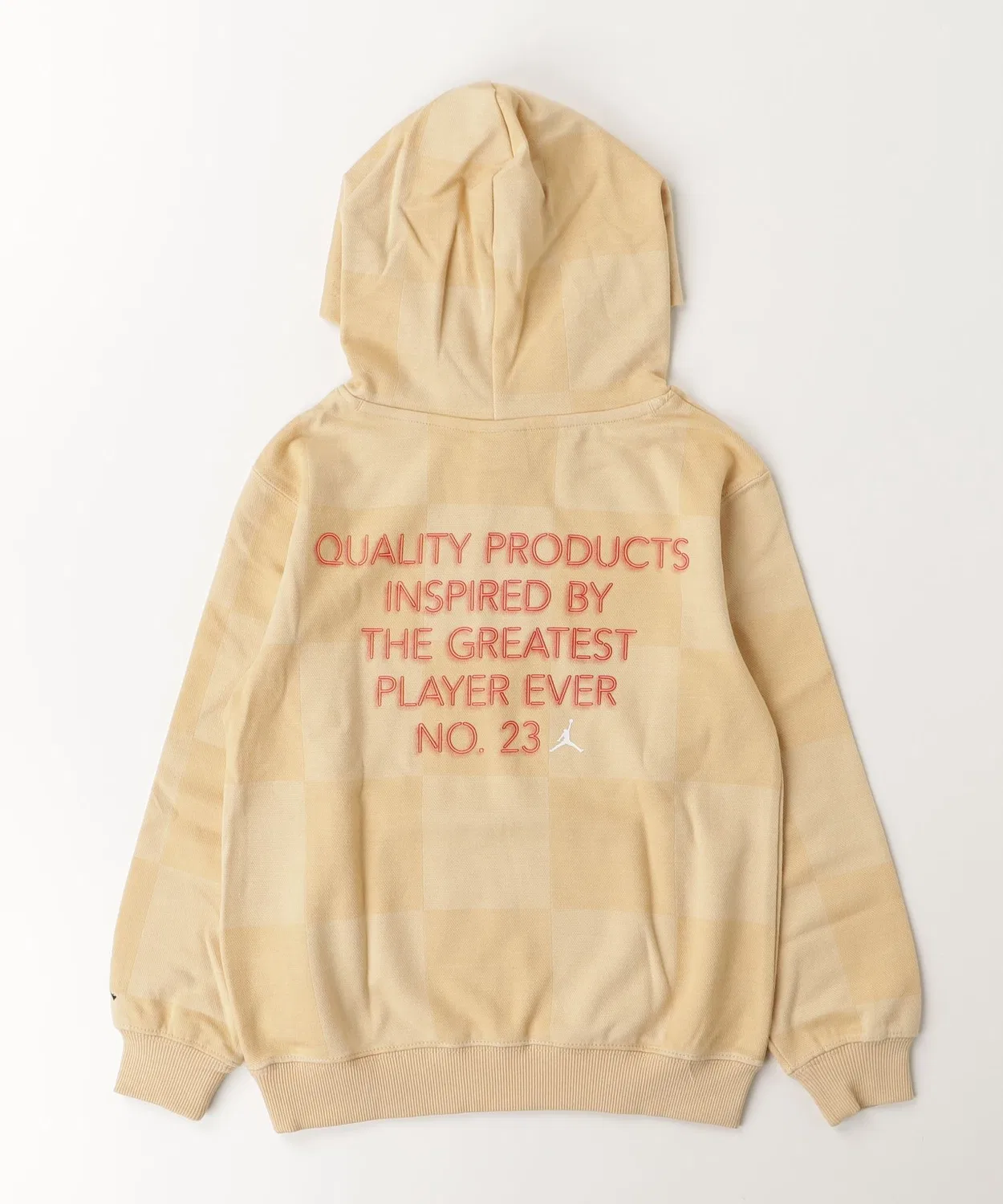 Худи Jordan JDB MJ Deep Dish PO Hoodie бежевое — фото 3