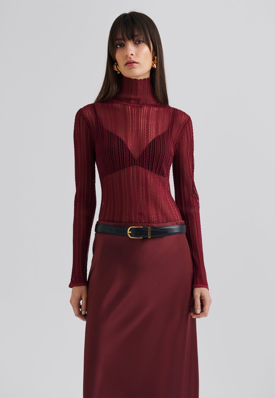

Джемпер Malina ZELIE TURTLENECK, Wine/Bordeaux