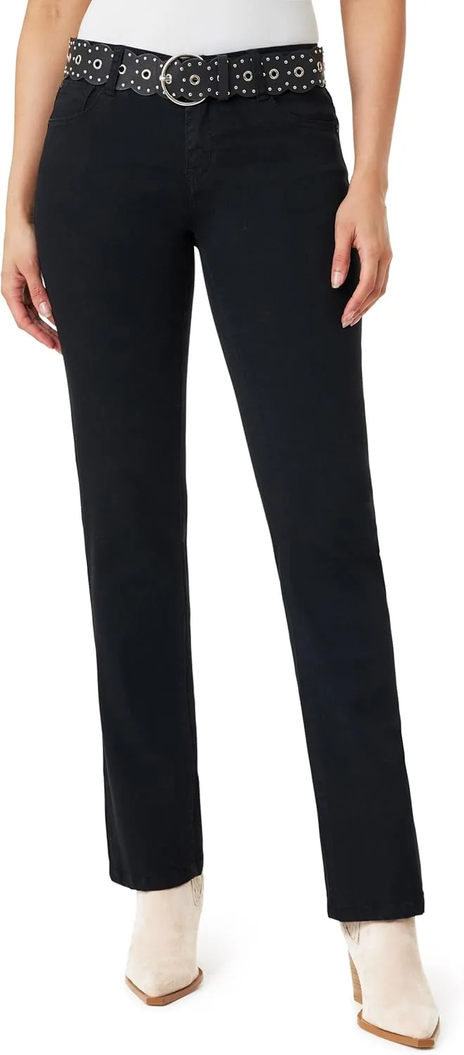 

Джинсы WallFlower Legendary Slim Bootcut Mid-Rise с поясом