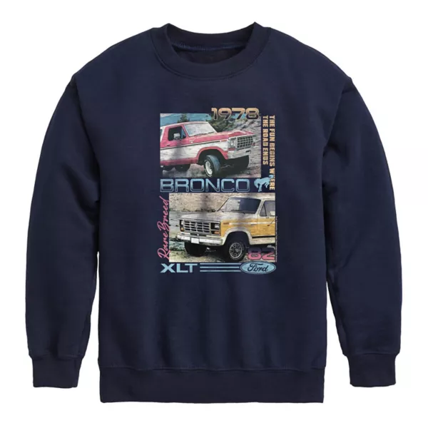 

Флисовая толстовка Ford Bronco для мальчиков 8-20 лет Licensed Character, синий
