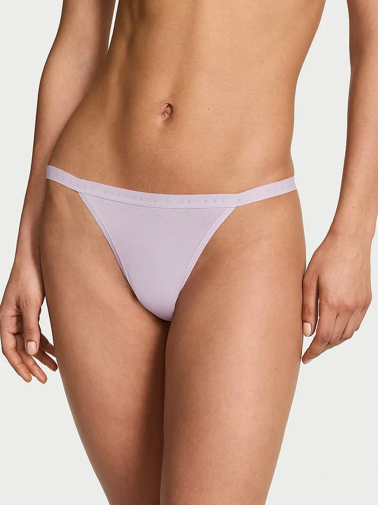 Трусики-Бикини из эластичного хлопка Victoria'S Secret, Smooth Crystal Lilac