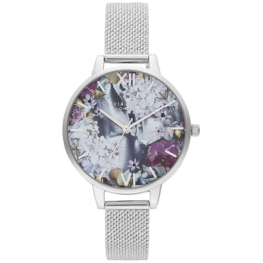 

Часы из серебристой стали Olivia Burton