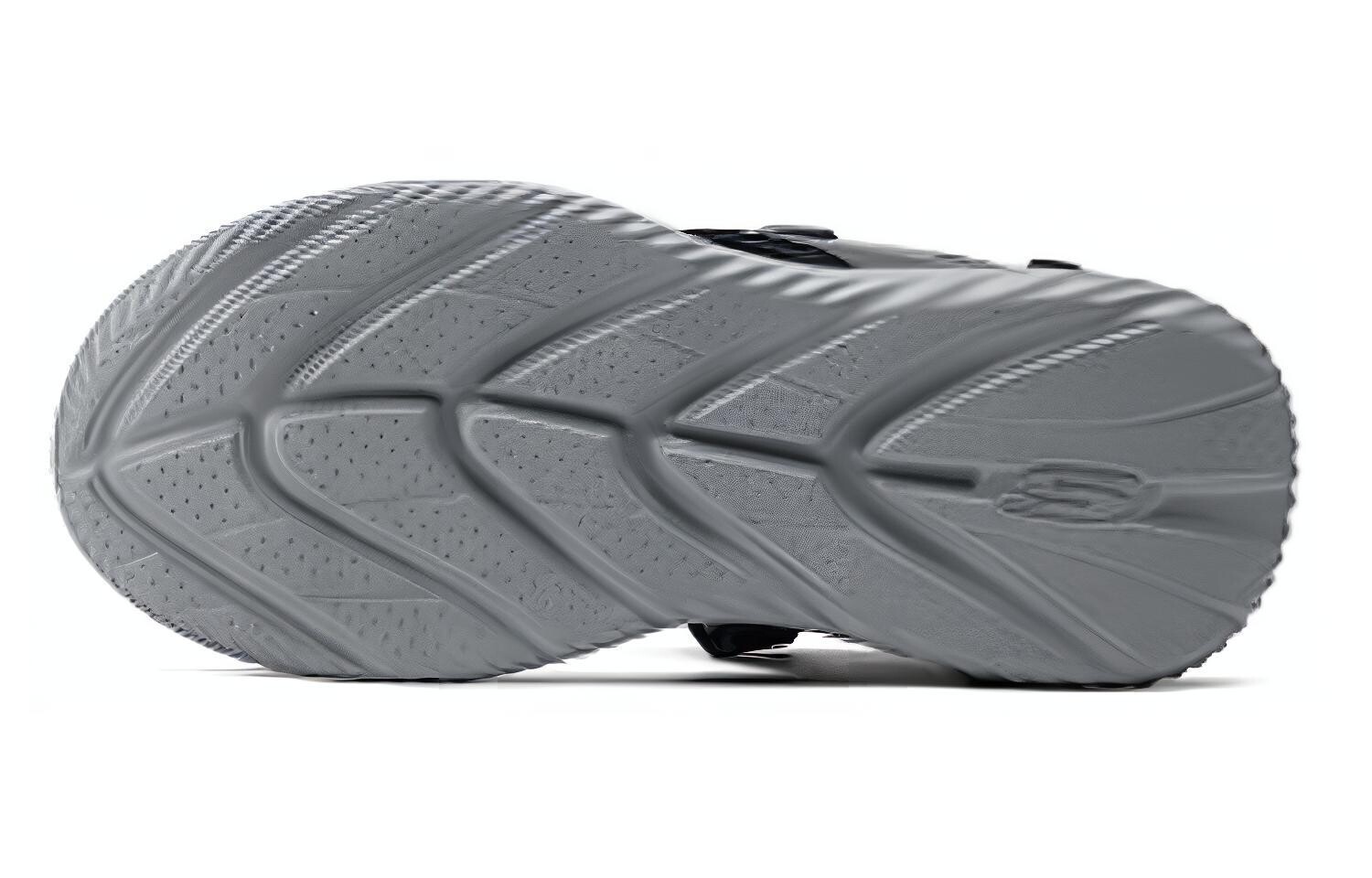 Спортивные пляжные сандалии мужские угольно-серые Skechers — фото 4