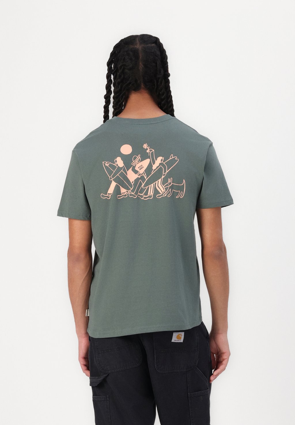 

Футболка с принтом TOGETHER PREMIUM UNISEX Billabong, черный
