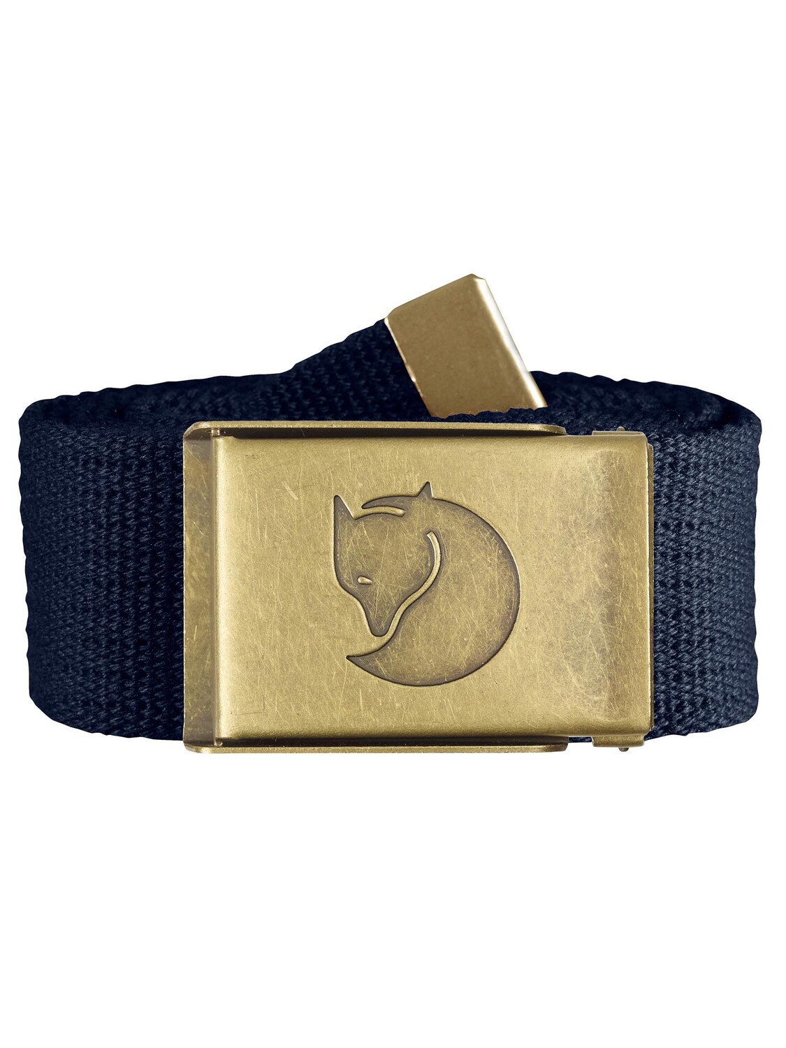 

Ремень Fjallraven Canvas Brass 4 cm, синий