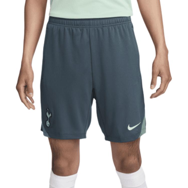 Мужские футболки Nike Dri Fit Soccer Bottom цвета выцветшей ели, бикостал и эмалевой зелени — фото 2