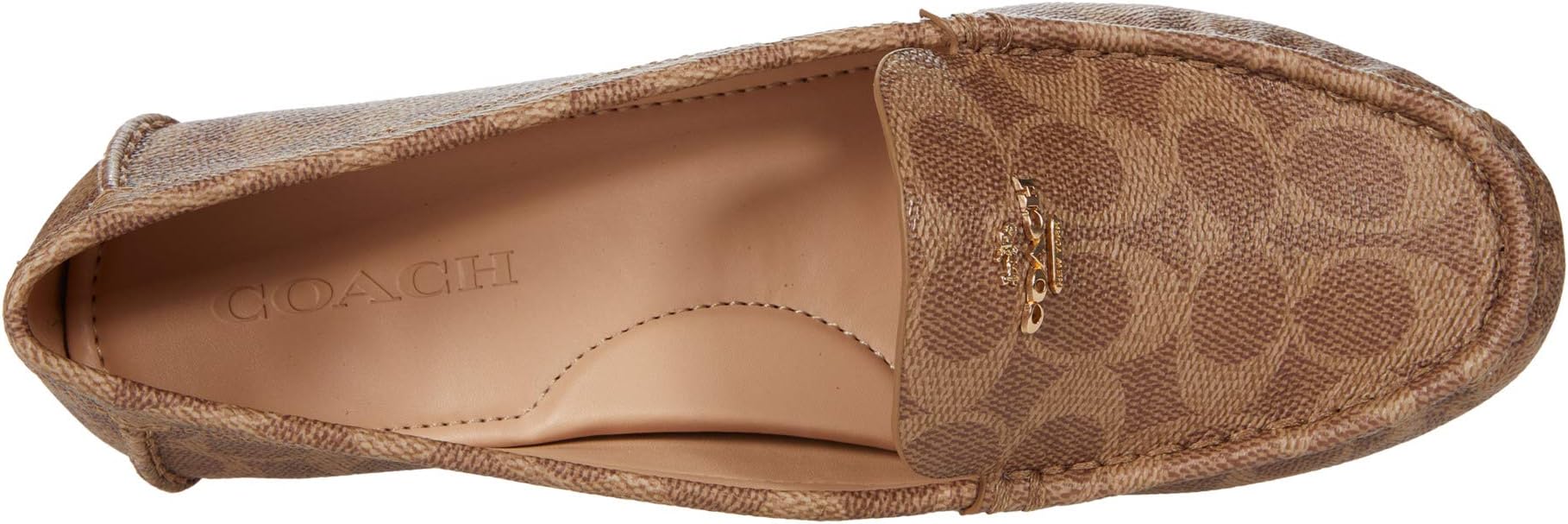 Лоферы COACH Marley Driver, цвет Tan PVC — фото 2