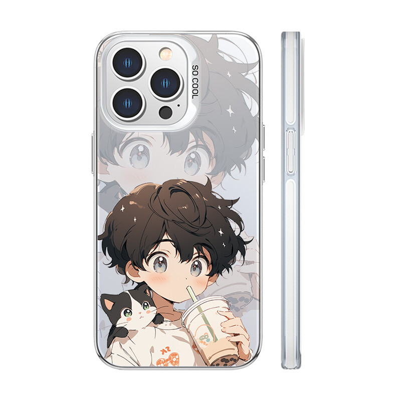 

MINISO чехол для телефона, Color Silver Black Black Frame Boy - DWQFCY178