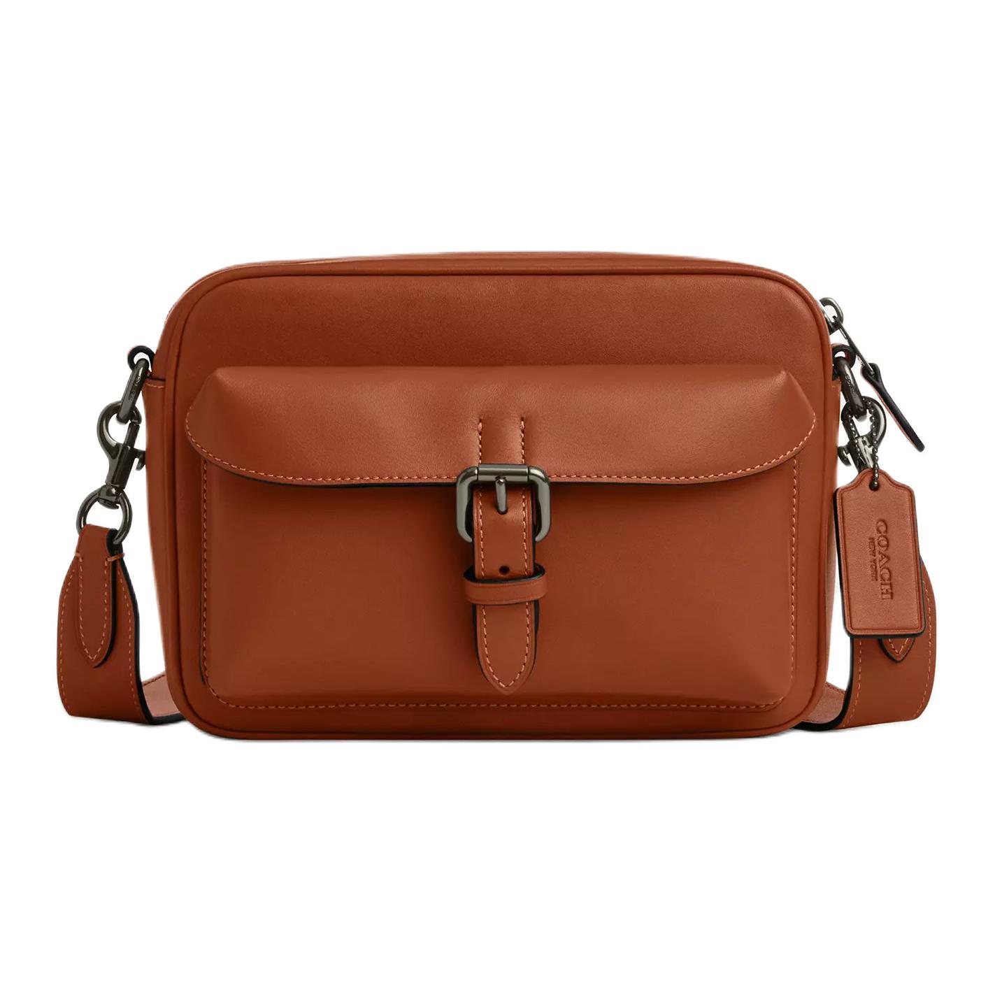 

COACH Сумка кроссбоди Warner Label через плечо мужская бронзовая