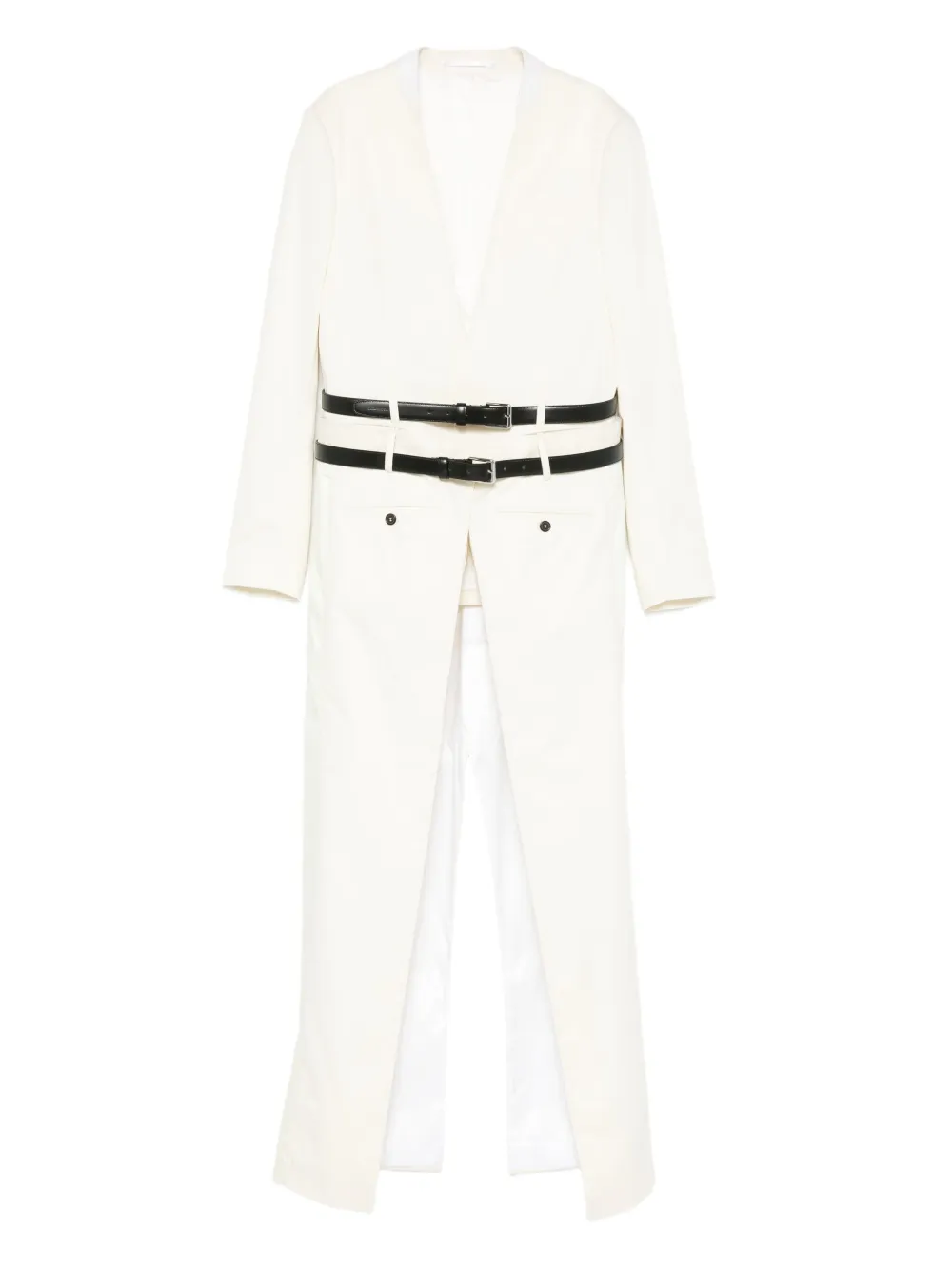 

Пальто с поясом DSQUARED2, белый