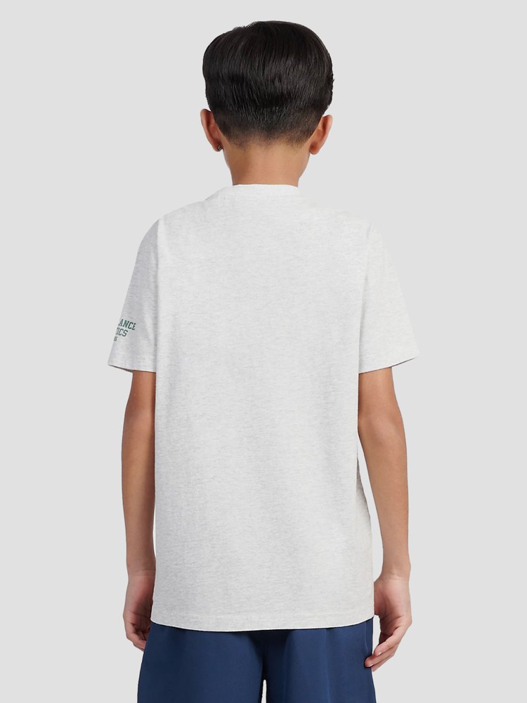 Футболка New Balance Mascot Athletics Kids T-Shirt, ash heather — фото 2