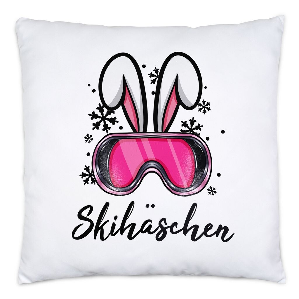 

Подушка Ski Bunny с наполнителем Apres Ski Ski Bunny Skiing Funny Ski Instructor Winter Holiday Ski Holiday Hey!Print