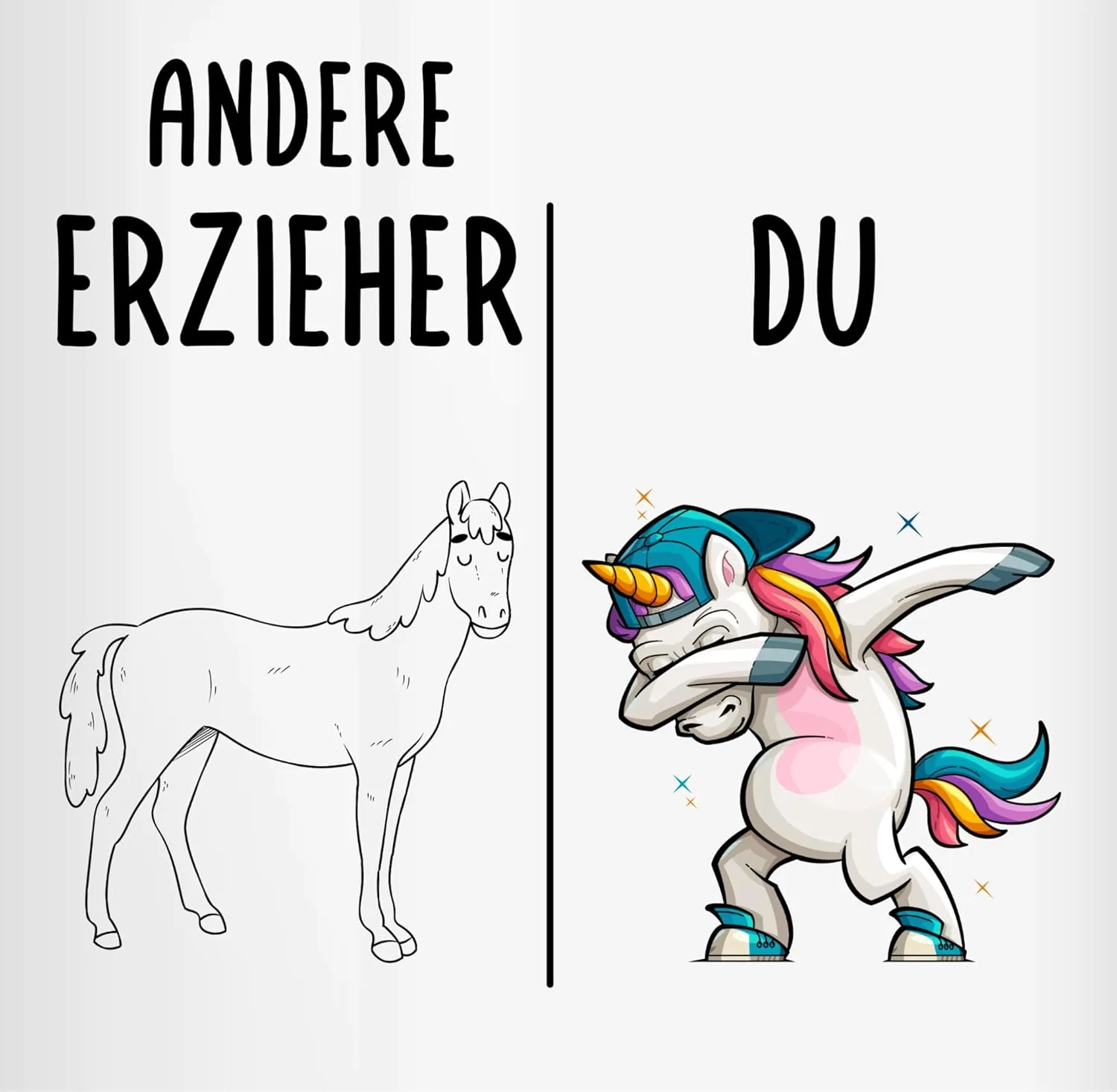 Кружка 325 мл Other Educators Dabbing Unicorn Shirtracer — фото 3