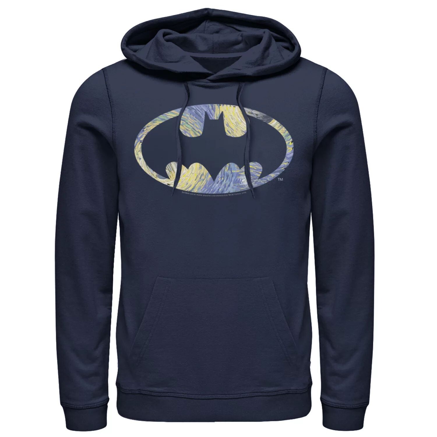 

Мужская толстовка с логотипом Batman Starry Night, Blue DC Comics, синий