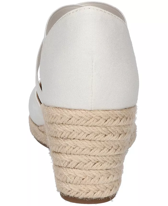 Женские эспадрильи на клиновидной подошве Pari Slip-On Easy Street, белый — фото 3