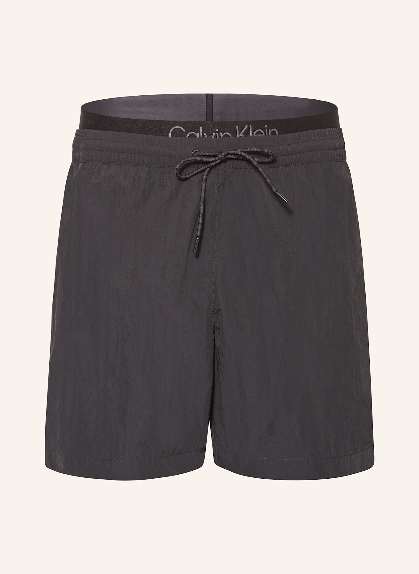 

Шорты для плавания ck монограмма Calvin Klein, черный