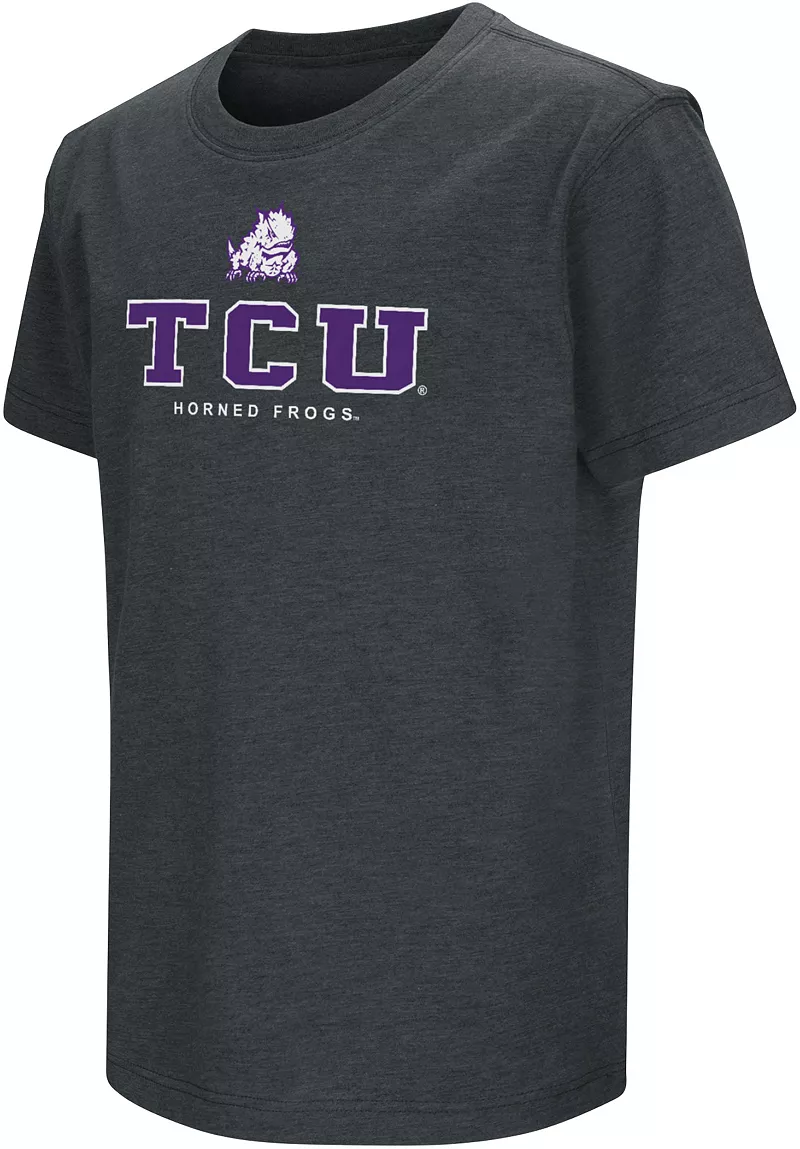 

Черная футболка Colosseum Youth TCU Horned Frogs
