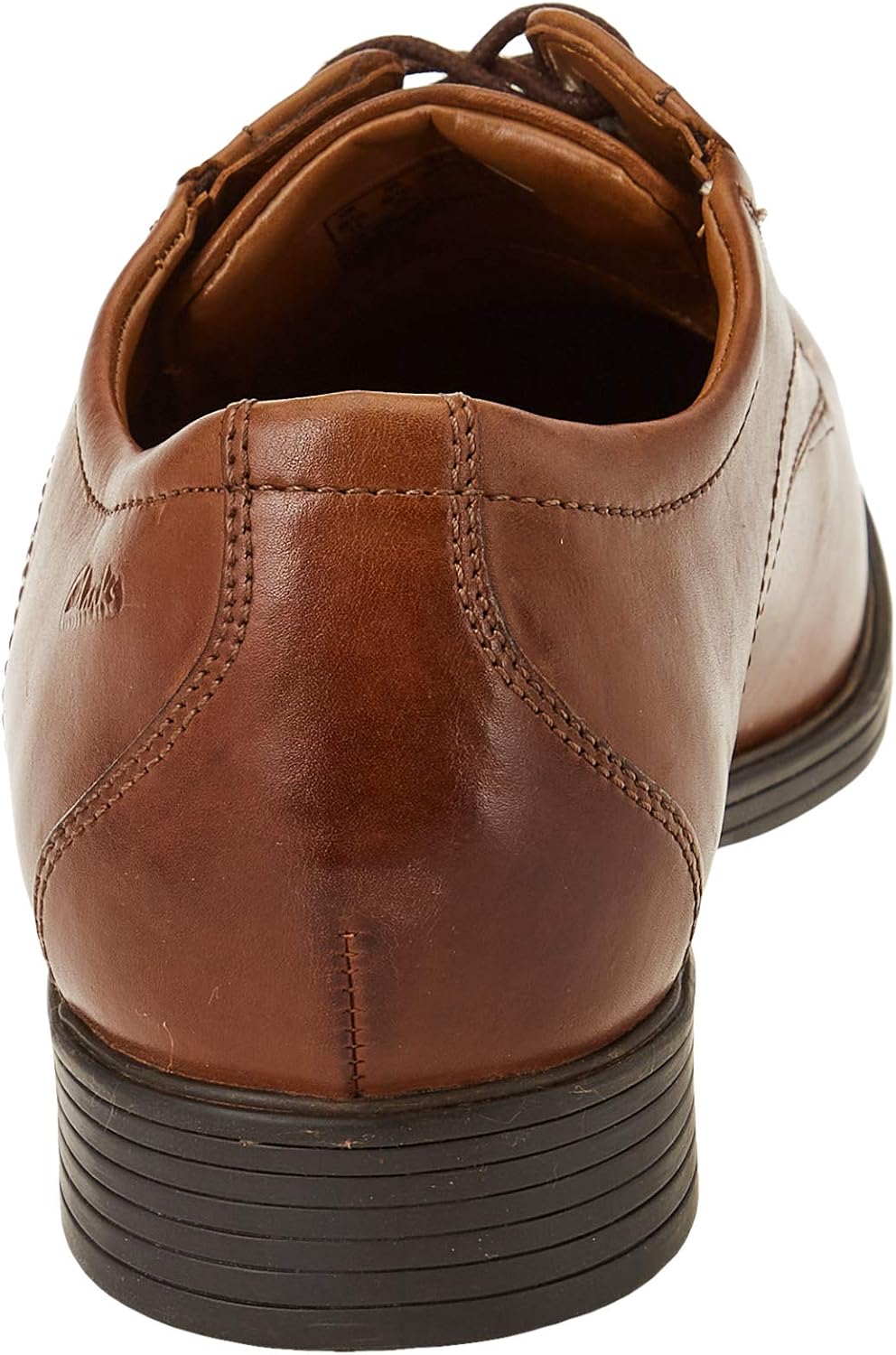 Мужские оксфорды Clarks Whiddon Cap, Dark Tan Lea — фото 3
