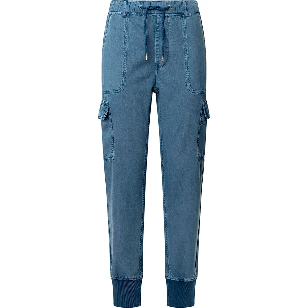 

Джоггеры Pepe Jeans Md Waist Slim New Crusade, синий