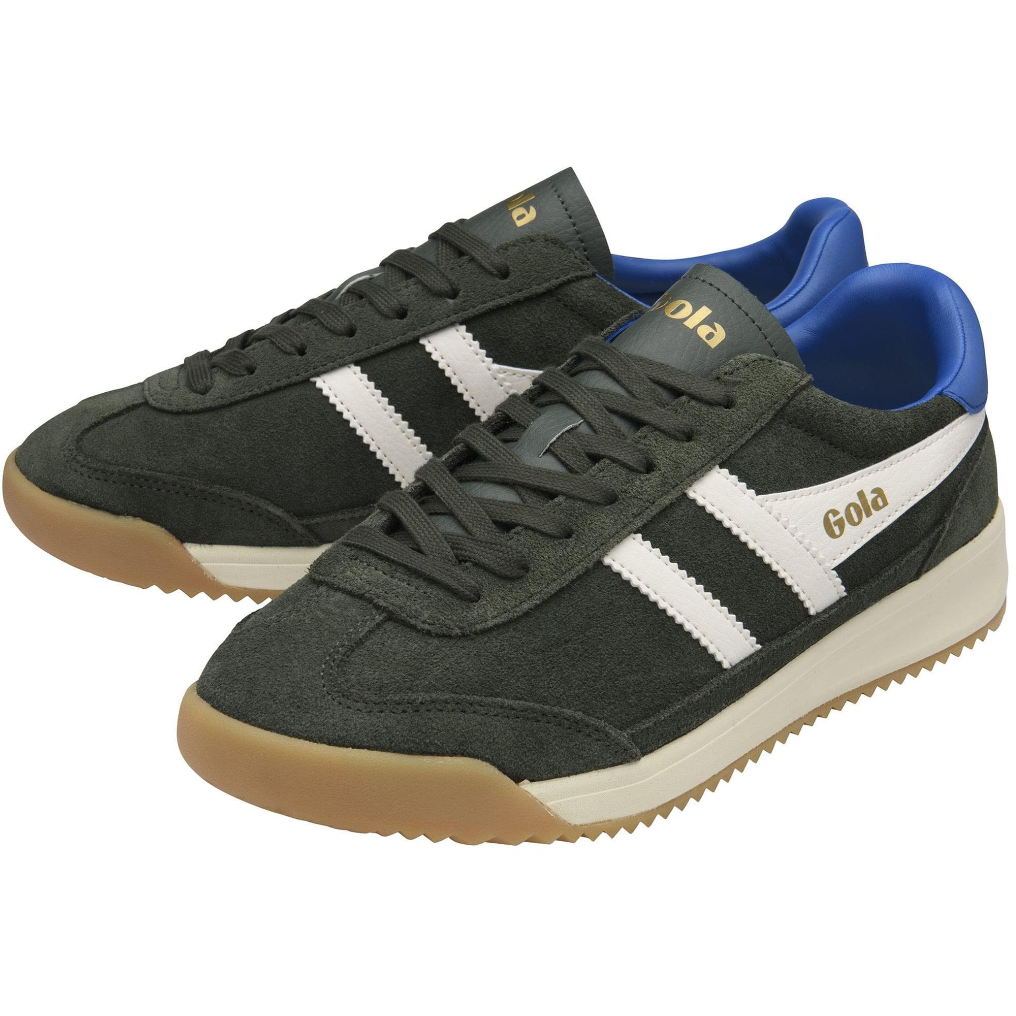 Мужские кроссовки Tornado '88 Gola, Dark Khaki/Off White/Marine Blue — фото 3