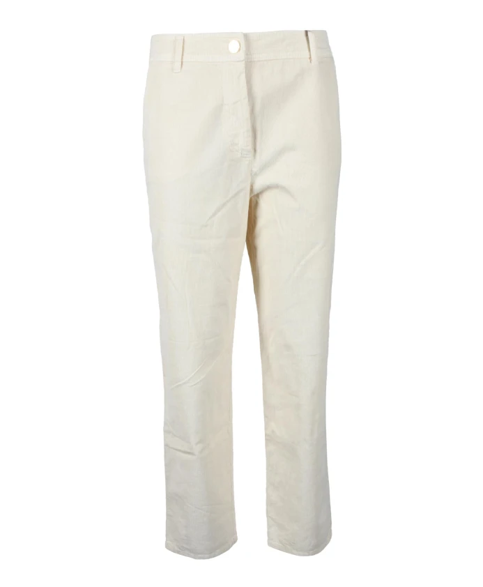 

Брюки из хлопка и эластана Pennyblack, бежевый