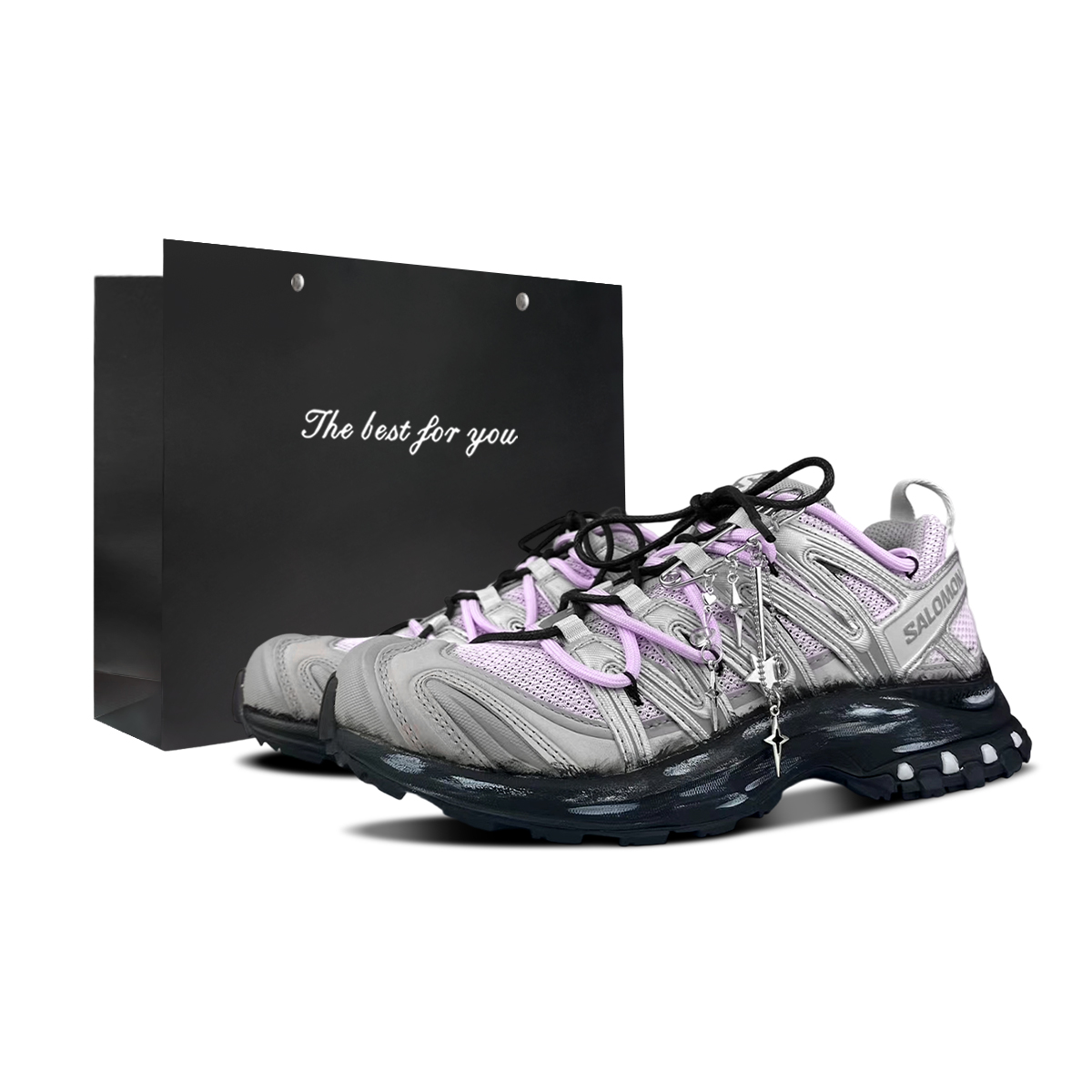 

Кроссовки для бега XA PRO 3D с амортизацией и поддержкой, низкие, унисекс SALOMON, светло-фиолетовый